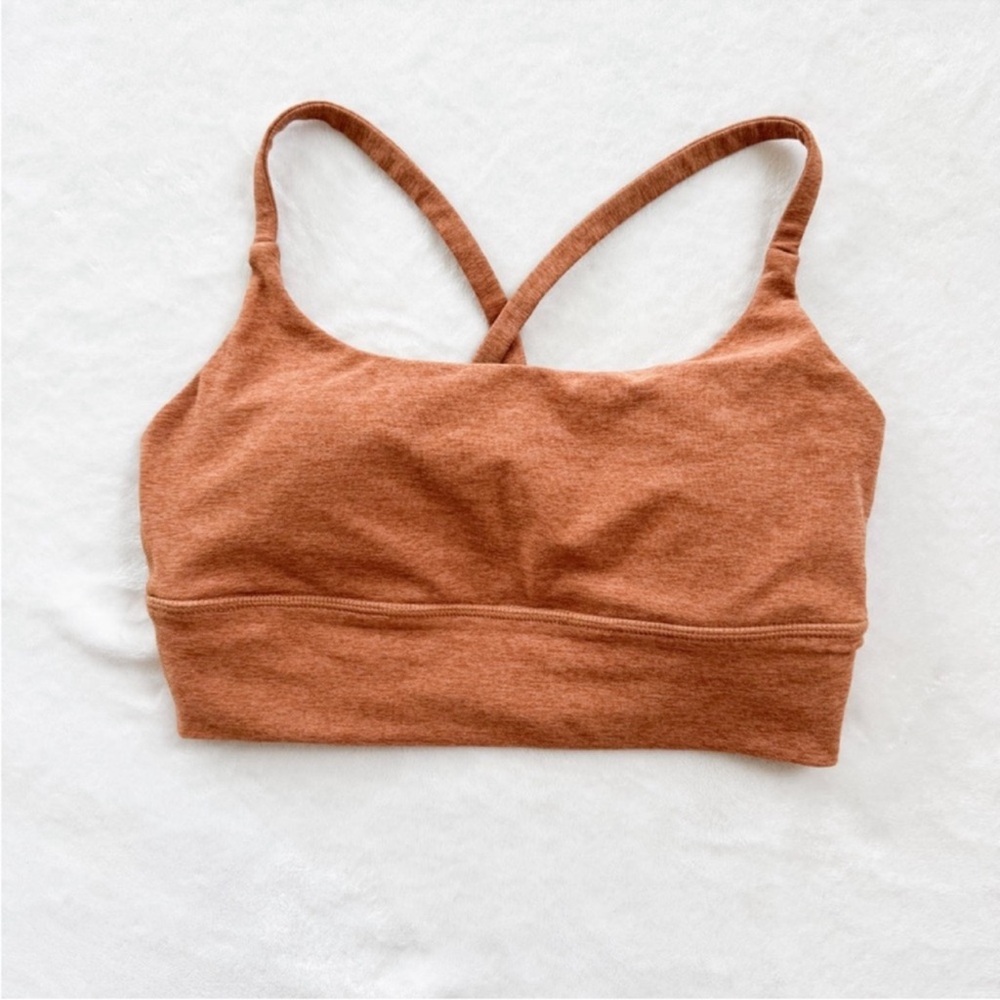 Vuori Elevation Longline Bra/Size small/Palo Santos color